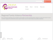 Tablet Screenshot of easternfamilyviolencepartnership.org.au